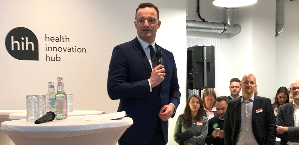 Bundesgesundheitsminister Jens Spahn beim Health Innovation Hub (Bildquelle: BMG) Bundesgesundheitsminister Jens Spahn spricht beim Health Innovation Hub