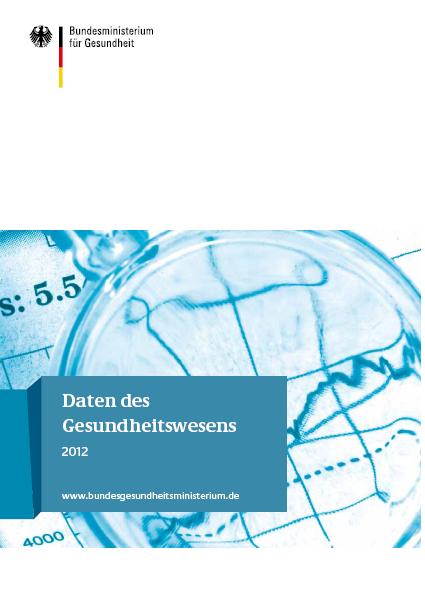 Broschüre: Daten des Gesundheitswesens 2012
