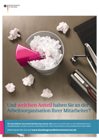 Plakat: Unternehmen unternehmen Gesundheit – Plakate zur betrieblichen Gesundheitsförderung – Motiv Papierkorb (plano)