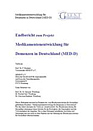 Forschungsbericht zum Projekt "Medikamentenentwicklung für Demenzen in Deutschland" des Vereins GESENT e.V.