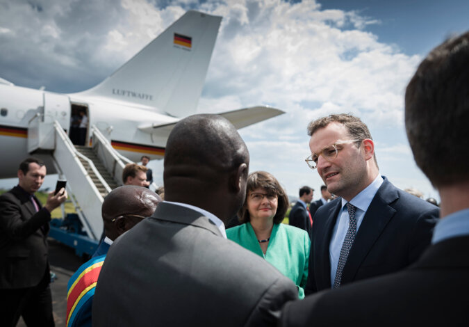 Bundesgesundheitsminister Jens Spahn in Afrika