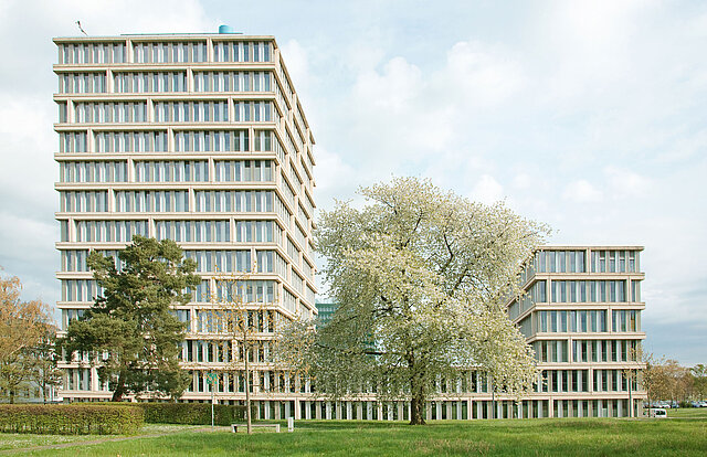 Außenansicht vom BMG-Gebäude in Bonn