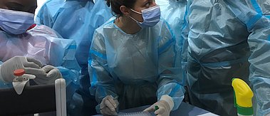 Hands-on Training am NVRI in Nigeria 