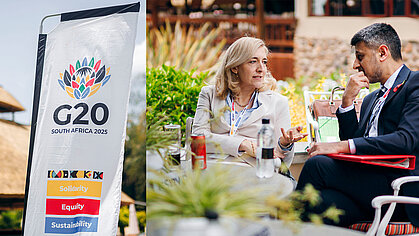 Bundesgesundheitsministerin Nina Warken beim Treffen der G20 Gesundheitsminister/innen in Südafrika