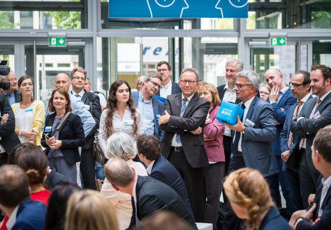 Foto: Publikum beim Pitch Innovation