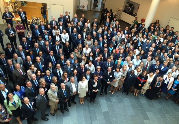 Gruppenbild bei der Tagung des WHO-Regionalkomitees in Kopenhagen (BMG/Decker)