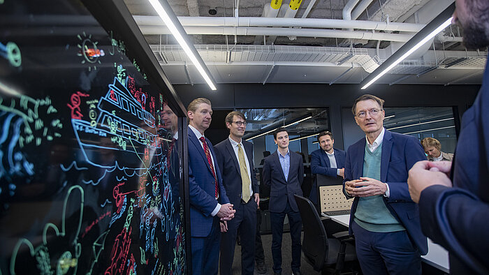 September 23, 2023, Boston, Massachusetts, USA: Federal Minister of Health Karl Lauterbach visits Boston.