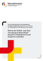 Cover "Vierte Stellungnahme und Empfehlung der Regierungskommission für eine moderne und bedarfsgerechte Krankenhausversorgung"