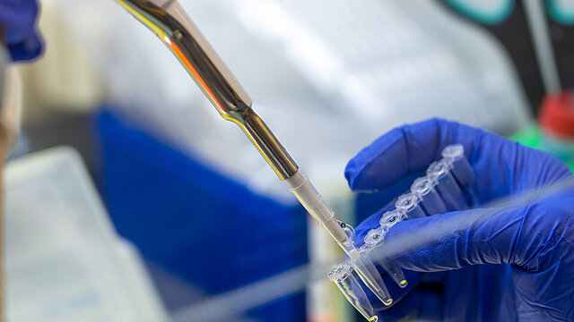 Pipette - Test auf Virus