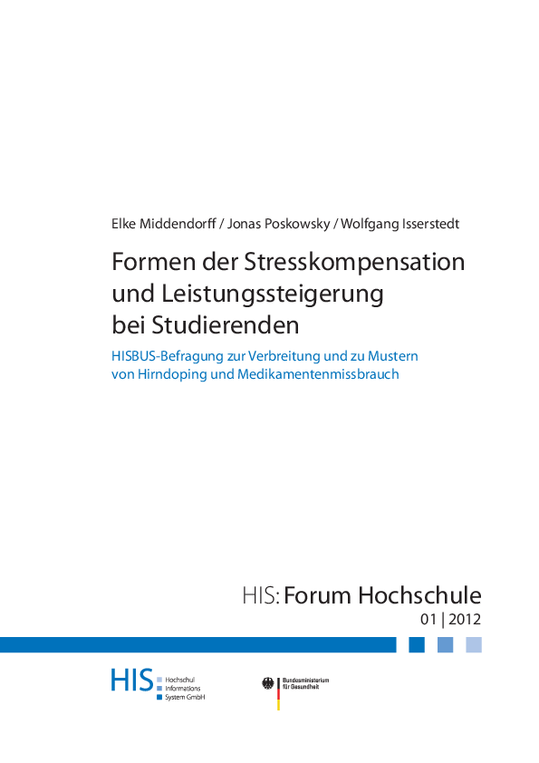 Formen der Stresskompensation und Leistungssteigerung bei Studierenden