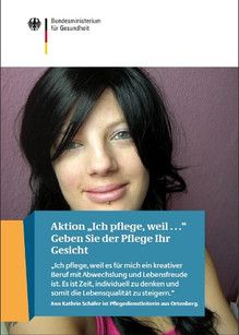 Postkarte: Aktion „Ich pflege, weil …“ – Geben Sie der Pflege Ihr Gesicht