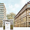 Außenansicht vom BMG-Gebäude in Bonn und Berlin.