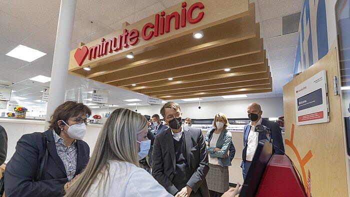 Besuch in der Minute Clinics bei CVS
