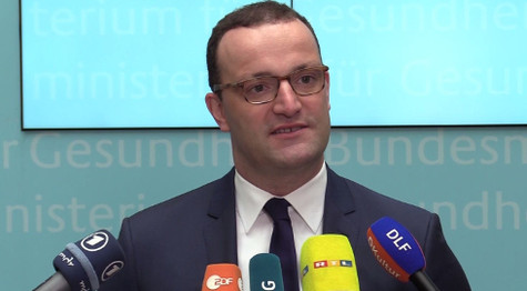 Beim Klick gelangen Sie zum Videostatement von Jens Spahn auf Youtube