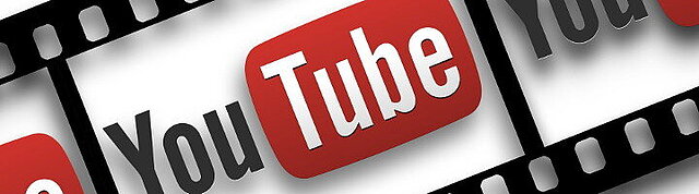 Filmstreifen mit YouTube-Logo