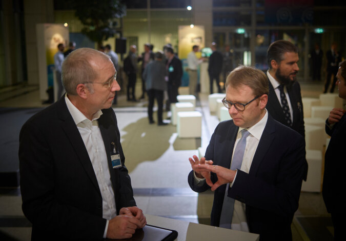 PStS Gebhart mit Startups im Gespräch