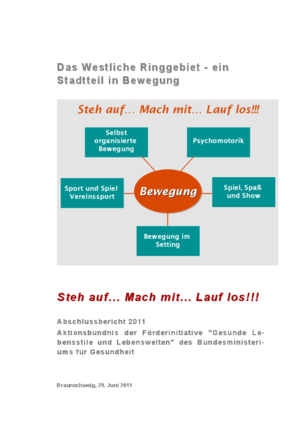 Abschlussbericht: "Steh auf... Mach mit... Lauf los!" Das Westliche Ringgebiet - ein Stadtteil in Bewegung