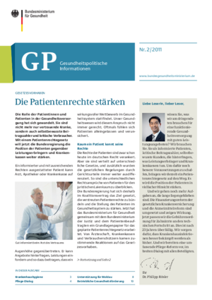 Gesundheitspolitische Informationen 02/2011