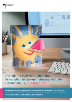 Plakat: Unternehmen unternehmen Gesundheit – Plakate zur betrieblichen Gesundheitsförderung – Motiv Sonne (plano)