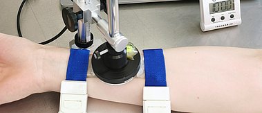Messaufbau des Diagnostiktests an der Medizinischen Hochschule Hannover 