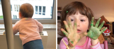 Die außerfamiliäre Betreuung von kleinen Kindern war seit April 2020 stark eingeschränkt und kleine Kinder mussten mit zur Arbeit genommen oder zu Hause betreut werden, oft neben Homeoffice 
