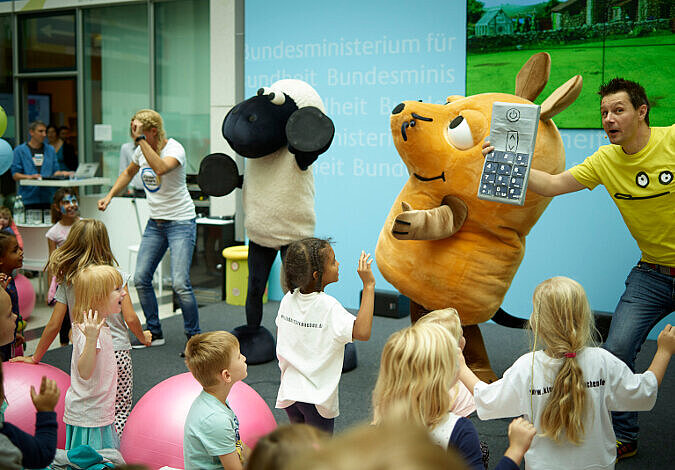 Singa und die Maus und Shaun das Schaaf