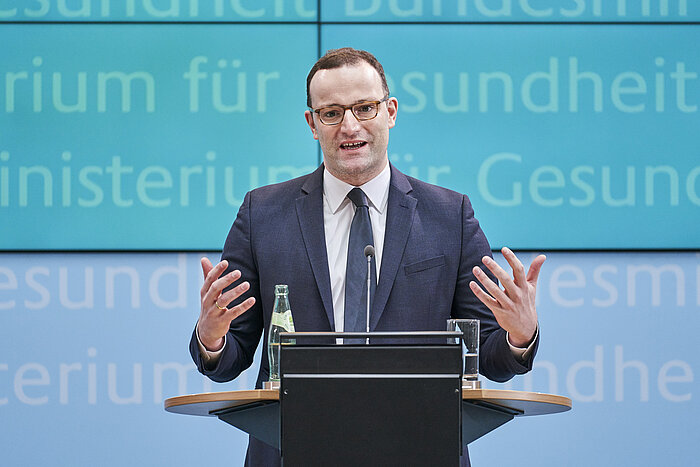 Foto: Jens Spahn bei seiner Rede