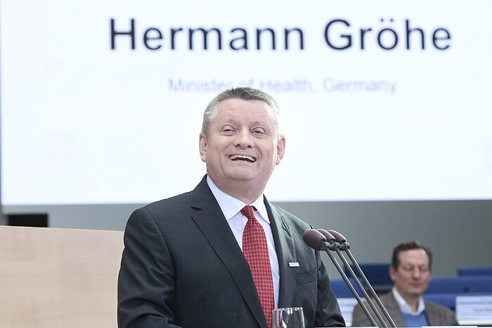 Foto: Hermann Gröhe während seiner Rede