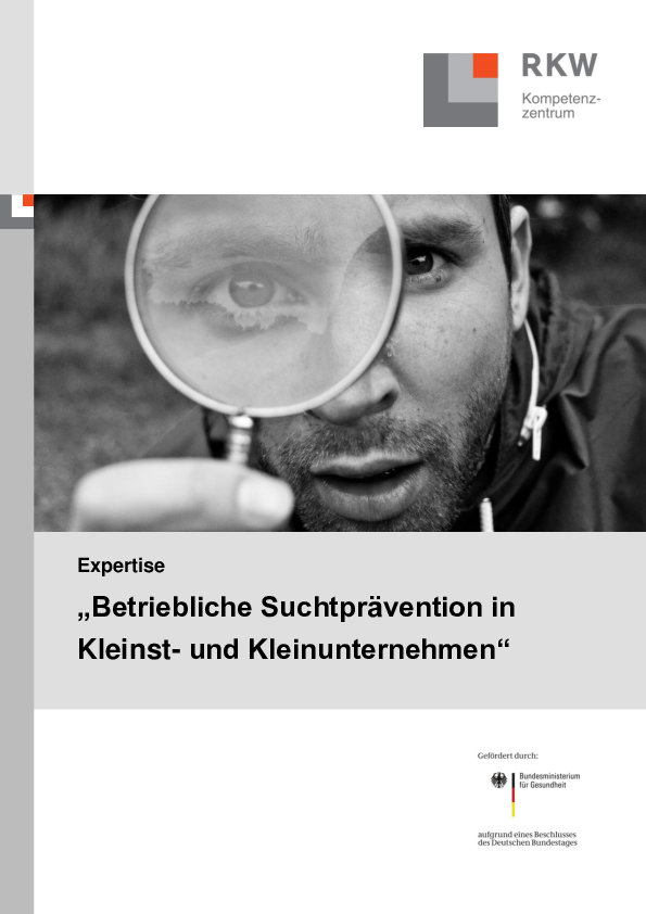 Expertise "Betriebliche Suchtprävention in Kleinst- und Kleinunternehmen"