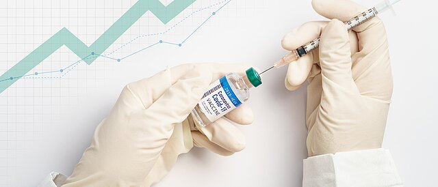 Symbolbild Impfstoff - Digitales Impfquoten-Monitoring (DIM)