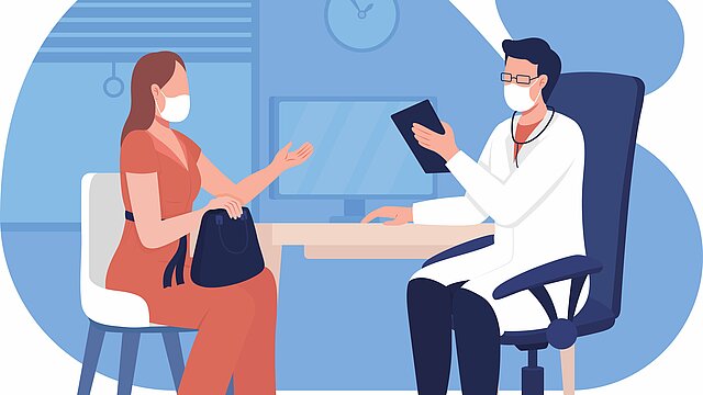 Symbolbild Beratung in der Gesundheit