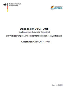 Aktionsplan 2013 - 2015 zur Verbesserung der Arzneimitteltherapiesicherheit in Deutschland