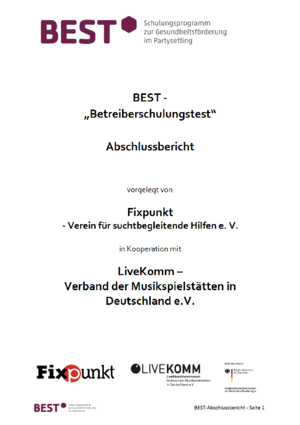 Abschlussbericht: BEST - Betreiberschulungstestprojekt