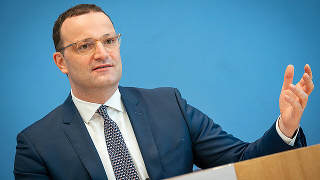 Bundesgesundheitsminister Jens Spahn spricht