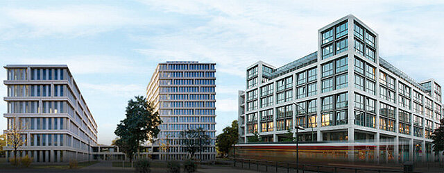 Collage: Dienstsitze des Bundesministerium für Gesundheit in Berlin/Bonn