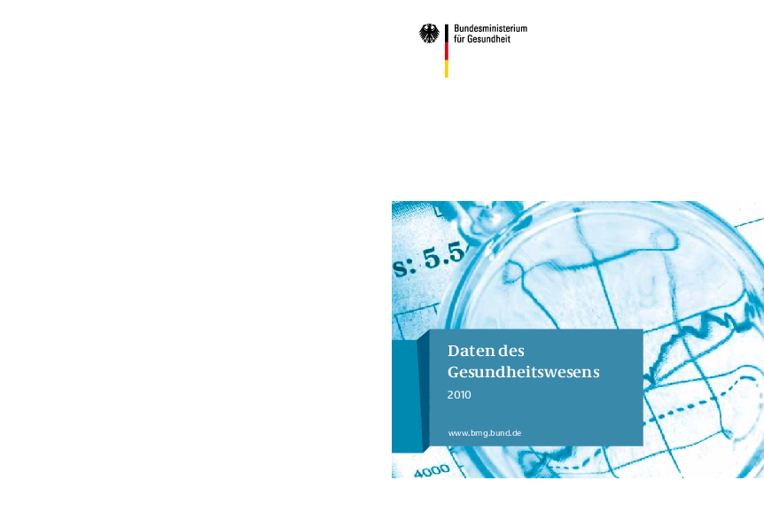 Broschüre: Daten des Gesundheitswesens 2010