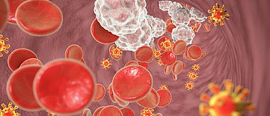 HIV im Blut, illustration