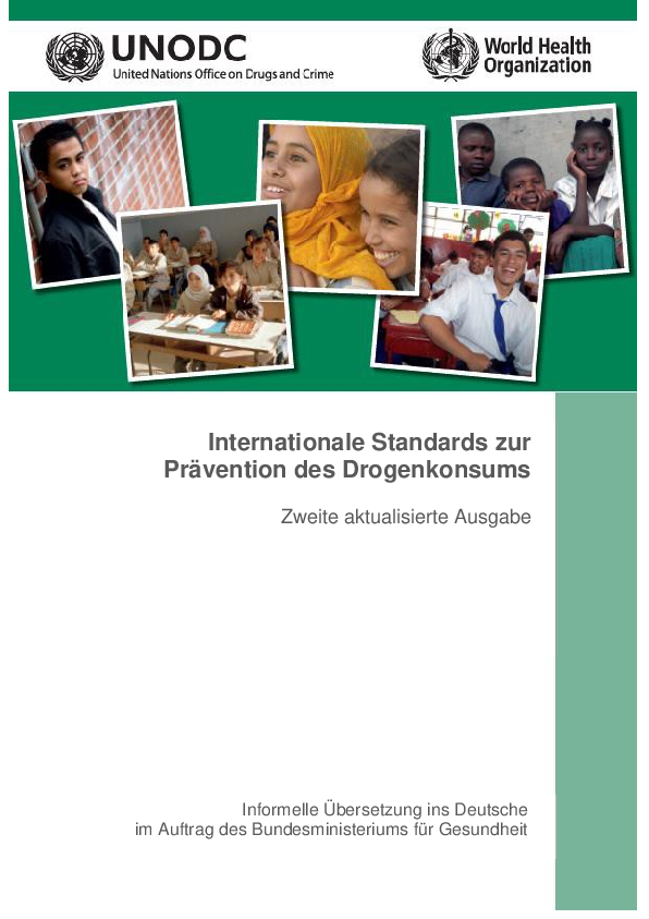 Internationale Standards zur Prävention des Drogenkonsums