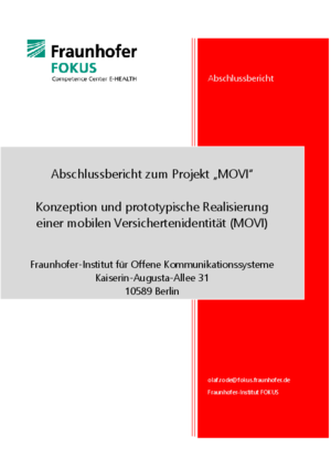 Konzeption und prototypische Realisierung einer mobilen Versichertenidentität (MOVI)