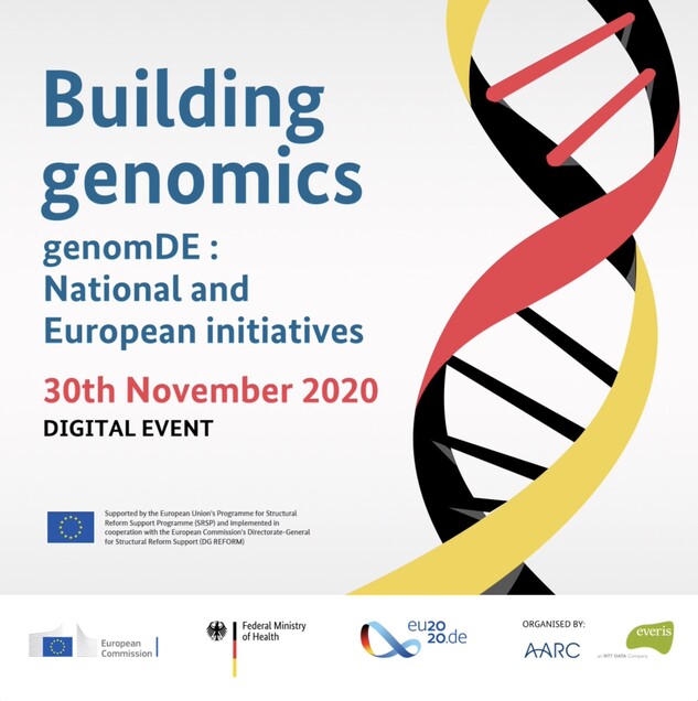 genomDE - digital event 30th Nov (source: BMG) genomDE - digital event 30th Nov (source: BMG)