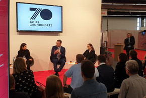 Bundesgesundheitsminister Jens Spahn bei der Frankfurter Buchmesse