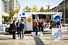 Stand des Infomobils der elektronischen Patientenakte in Bonn